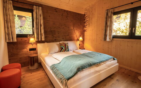 02 Nth056 18G Sup Chalet mit Sauna und Hot Tub 2 e: Legna, Interior Design, Camera Da Letto, Letto, Mobilia, Pavimentazione, Pavimento, Casa, Casa, Soffitto
