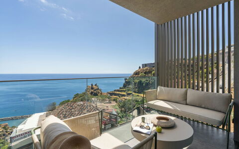 Azure Calheta: Piscina, Balcone, Appartamento, Ricorrere, Estate, Villa, Hotel, Hacienda, Resort Citta ', Cortile