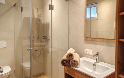 Auffach 602: Pavimentazione, Bagno, Interior Design, Pavimento, Idraulico Fixture, Legna, Lavandino Del Bagno, Lavello, Mobiletto Del Bagno, Rubinetto