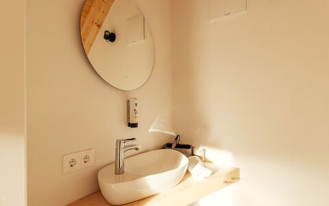 Niederwölz 606: Parete, Lavandino Del Bagno, Legna, Idraulico Fixture, Interior Design, Pavimentazione, Pavimento, Bagno, Idraulico, Illuminazione