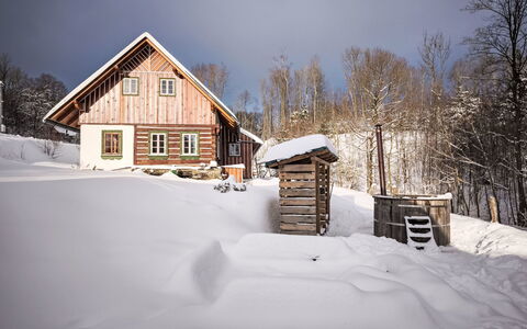 U Kazíků: Costruzione, Casa, Legna, Casa, Inverno, Neve, Villetta, Tetto, Congelamento, Raccordo