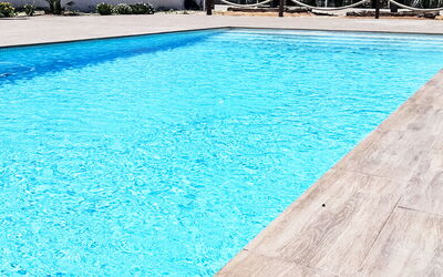 Mar de Cristal Playa Honda 500: Blu, Acqua, Piscina, Materiale Composito, Tempo Libero, Mobili Da Esterno, Ricorrere, Shade