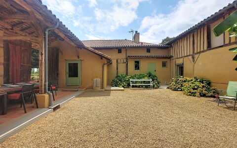 La Ferme de Bordenave: Blu, Balcone, Corrimano, Appartamento, Recinzione, Mare, Ricorrere, Condominio, Piscina, Hotel