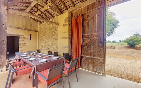 La Ferme de Bordenave: Blu, Balcone, Corrimano, Appartamento, Recinzione, Mare, Ricorrere, Condominio, Piscina, Hotel