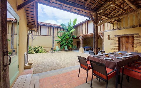 La Ferme de Bordenave: Blu, Balcone, Corrimano, Appartamento, Recinzione, Mare, Ricorrere, Condominio, Piscina, Hotel