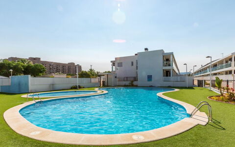 Sol Y Mar i: Blu, Piscina, Ricorrere, Appartamento, Condominio, Terme, Hotel, Tempo Libero, Shade, Centro Ricreativo