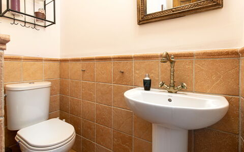 Portichuelo: Bagno, Toilet Seat, Idraulico Fixture, Pavimentazione, Gabinetto, Pavimento, Idraulico, Lavandino Del Bagno, Lavello, Marrone