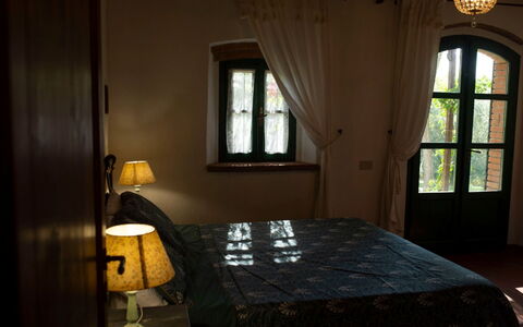Podere Dolce Sonno e Sonnellino: Parete, Mobilia, Interior Design, Letto, Camera Da Letto, Legna, Pavimento, Soffitto, Pavimentazione, Illuminazione