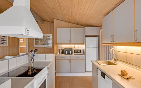 Ruse - 600M from the Sea: Cucina, Controsoffitto, Legna, Interior Design, Soffitto, Elettrodomestico Da Cucina, Pavimentazione, Apparecchio Major, Cabinetry, Lampada