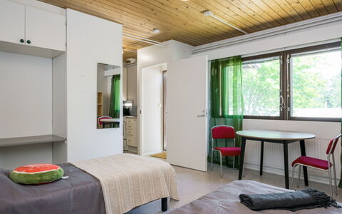 Heinävesi Homes D2: Mobilia, Interior Design, Pavimentazione, Pavimento, Letto, Camera Da Letto, Parete, Soffitto, Camera, Legna