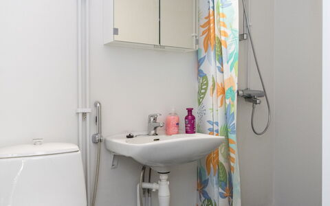 Heinävesi Homes D5: Bagno, Idraulico Fixture, Lavandino Del Bagno, Lavello, Gabinetto, Interior Design, Rubinetto, Toilet Seat, Idraulico, Pavimentazione