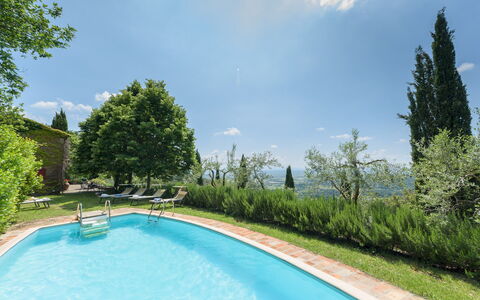 Le Volpaie 6+1: Giardino, Piscina, Eco Hotel, Landscaping, Estate, Prato, Cortile, Larice, Sempreverde