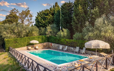Frantusa 6+2: Piscina, Mobili Da Esterno, Ricorrere, Eco Hotel, Terme, Giardino, Landscaping, Lettino, Sedia, Backyard