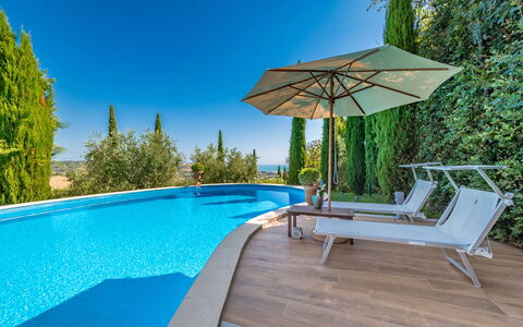Fontespina 6: Blu, Piscina, Ricorrere, Mobili Da Esterno, Eco Hotel, Materiale Composito, Landscaping, Villa, Shade, Hotel
