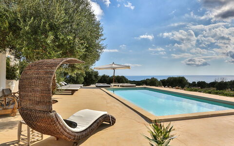 Villa Pajare Francesi 8+2: Blu, Mobilia, Shade, Mobili Da Esterno, Ricorrere, Mare, Sedia, Tropici, Costa, Eco Hotel