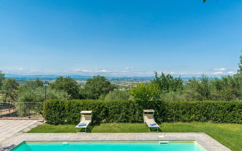 La Torretta 10: Blu, Piscina, Giardino, Prato, Landscaping, Eco Hotel, Backyard, Villa