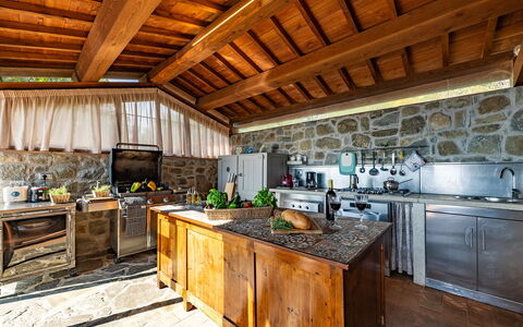 Antiche Pietre 10: Cucina, Casa, Controsoffitto, Piastrella, Ricorrere, Agriturismo, Sedia, Muro ​​Di Pietra, Materiali Naturali, Apparecchio Major