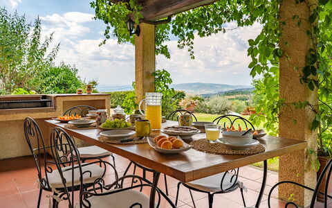 Casale le Conce 6: Mobilia, Tavolo, Sedia, Cucina & Sala Da Pranzo Tavolo, Tavolo Esterno, Sala Da Pranzo, Mobili Da Esterno, Giardino, Ristorante