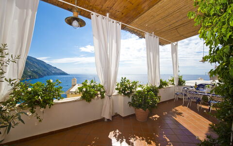 Casa Noemi 4+2: Blu, Mare, Costiera E Morfologie Oceanic, Vaso Di Fiori, Ricorrere, Costa, Oceano, Eco Hotel, Pianta Della Casa, Sedia