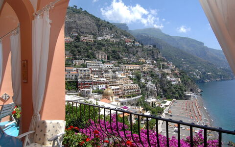 Casa Maria 6+2: Balcone, Pianta Della Casa, Vaso Di Fiori, Resort Citta '