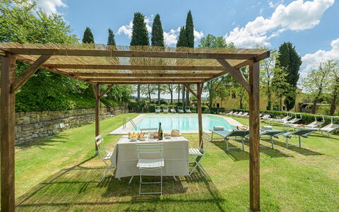 Poggerello 10: Mobili Da Esterno, Giardino, Piscina, Mobilia, Shade, Ricorrere, Eco Hotel, Struttura Esterna, Backyard, Terrazza