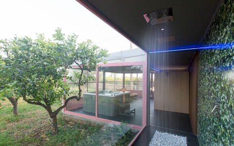 Il Giardino dei Limoni 8: Architettura, Giardino, Shade, Landscaping, Materiali Naturali, Backyard, Design, Cortile, Illuminazione Diurna, Eco Hotel