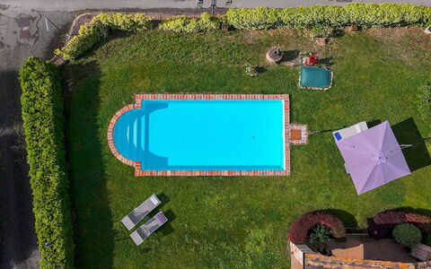 San Rocco 4: Blu, Piscina, Ricorrere, Tempo Libero, Giardino, Prato, Hacienda, Estate, Backyard, Landscaping