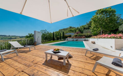 Casa Angela 6: Piscina, Ricorrere, Materiale Composito, Mobili Da Esterno, Giardino, Eco Hotel, Sedia, Shade, Landscaping, Ombrello