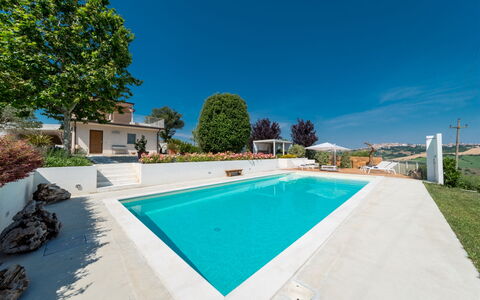 Casa Angela 6: Blu, Piscina, Estate, Giardino, Ricorrere, Landscaping, Hacienda, Villa, Shade, Eco Hotel