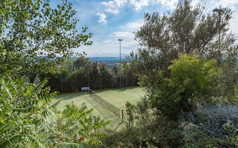 Villa Ambrah 12+1: Albero, Campo Da Tennis, Campo Da Basket, Netto, Parco, Erba Sintetica