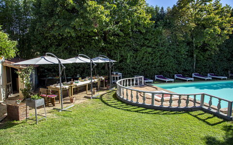 Villa delle Sophore 12: Piscina, Mobili Da Esterno, Ricorrere, Shade, Giardino, Eco Hotel, Landscaping, Backyard, Prato, Tempo Libero