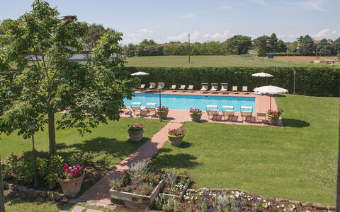 Le Caselle 26: Arbusto, Piscina, Ricorrere, Giardino, Tempo Libero, Estate, Eco Hotel, Shade, Landscaping, Hacienda