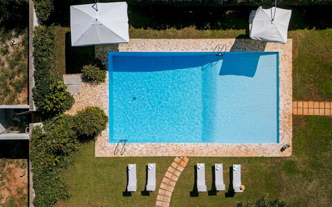 Villa Demal 8+2: Piscina, Blu, Ricorrere, Materiale Composito, Tempo Libero, Mobili Da Esterno, Shade, Eco Hotel, Terme, Giochi D'Acqua