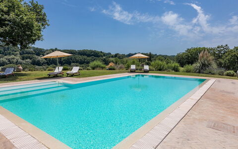Casale Piattini 10: Piscina, Blu, Acqua, Ricorrere, Giochi D'Acqua, Terme, Eco Hotel, Giardino, Landscaping, Shade