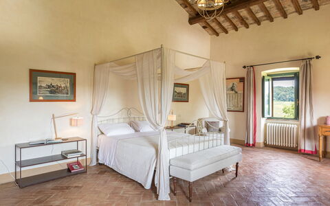 Casale Piattini 10: Mobilia, Parete, Interior Design, Pavimentazione, Casa, Letto, Biancheria, Pavimento, Camera Da Letto, Camera