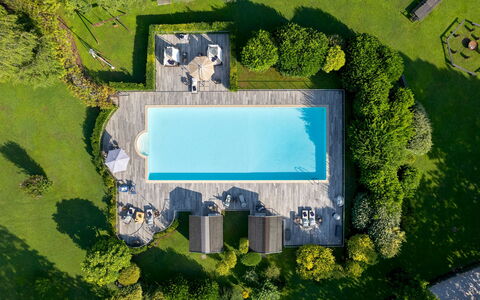 Villa Barchessa Panigai 8: Piscina, Ricorrere, Tempo Libero, Eco Hotel, Giardino, Landscaping, Estate, Shade, Prato, Terme