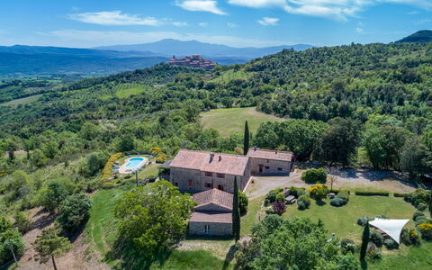 Podere San Ansano 14+2: Paesaggio, Area Rurale, Estate, Villetta, Agriturismo, Prato, Villaggio, Pascolo, Villa, Landscaping