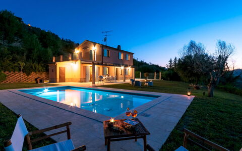 Casale Principessa 6+2: Piscina, Ricorrere, Eco Hotel, Tempo Libero, Estate, Mobili Da Esterno, Terme, Villa, Agriturismo, Backyard