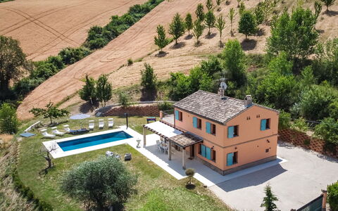 Casale Principessa 6+2: Piscina, Casa, Estate, Villetta, Tempo Libero, Agriturismo, Ricorrere, Mobili Da Esterno, Villa, Backyard