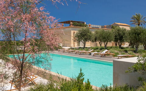 Villa Passo degli Aironi 12: Zona Residenziale, Piscina, Estate, Ricorrere, Hacienda, Eco Hotel, Villa, Landscaping, Mobili Da Esterno, Cortile