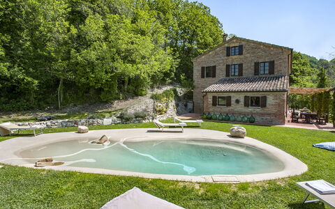 Casa Melograno 11+2: Piscina, Tempo Libero, Ricreazione, Giardino, Villetta, Mobili Da Esterno, Backyard, Ricorrere, Estate, Prato