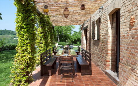 Casa Melograno 11+2: Mobilia, Legna, Mobili Da Esterno, Tavolo, Tavolo Esterno, Brick, Giardino, Sedia, Color Legno, Cucina & Sala Da Pranzo Tavolo