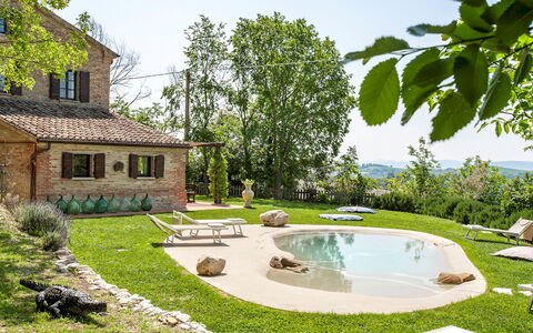 Casa Melograno 11+2: Giardino, Piscina, Backyard, Agriturismo, Prato, Estate, Villetta, Tempo Libero, Landscaping, Cortile