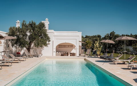 La Torre di Monsignore 12: Architettura, Estate, Hacienda, Piscina, Villa, Cortile, Landscaping, Dimora, Hotel, Ricorrere