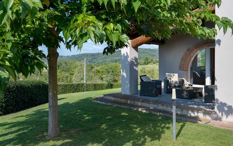 Villa Il Magnifico 10: Lotto, Giardino, Shade, Prato, Landscaping, Cortile, Backyard, Parco, Struttura Esterna, Agriturismo