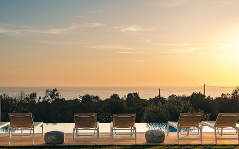Villa la Pupazza 8: Mobilia, Orizzonte, Mobili Da Esterno, Sedia, Mare, Luce Del Sole, Oceano, Costa, Spiaggia, Riva