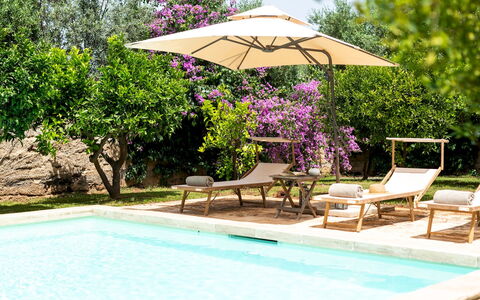 Masseria Tarsia Incuria 8+4: Ombrello, Mobili Da Esterno, Piscina, Mobilia, Ricorrere, Shade, Giardino, Sedia, Eco Hotel, Lettino