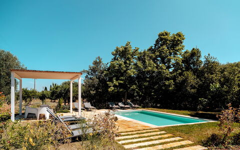 Masseria Profilo 8: Mobili Da Esterno, Mobilia, Sedia, Shade, Piscina, Backyard, Giardino, Ricorrere, Struttura Esterna, Eco Hotel