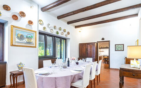 Tenuta Contessa Chiara 17: Interior Design, Mobilia, Soffitto, Camera, Pavimentazione, Tavolo, Pavimento, Illuminazione, Sala Da Pranzo, Cucina & Sala Da Pranzo Tavolo