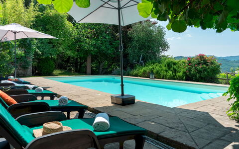 Podere Belvedere 6: Piscina, Mobili Da Esterno, Estate, Mobilia, Tempo Libero, Ombrello, Ricorrere, Shade, Lettino, Eco Hotel